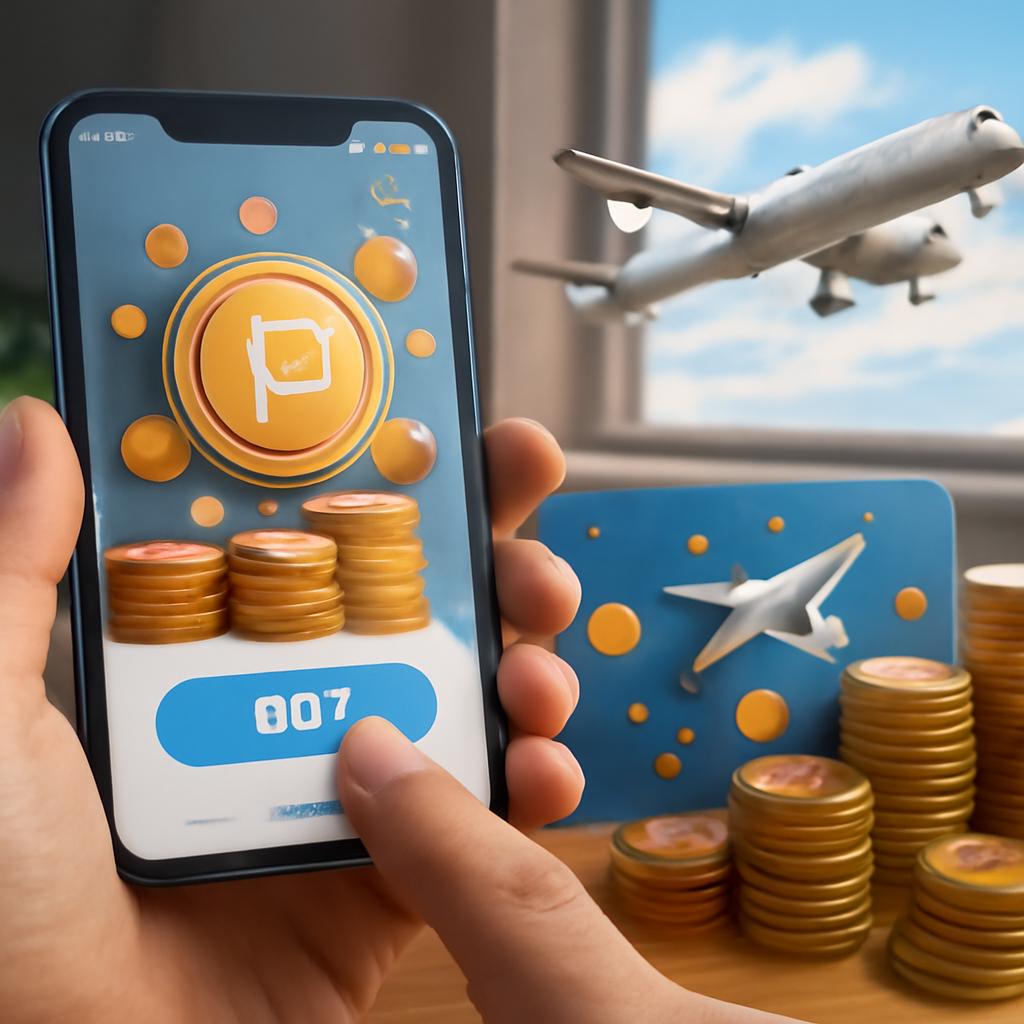 acúmulo de pontos por pagamento via app