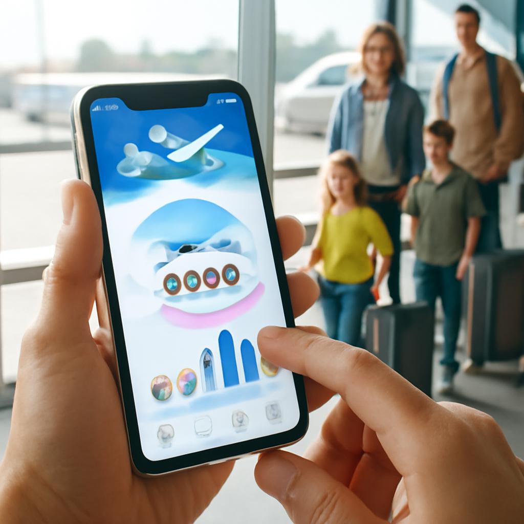 aplicativo de pontuação familiar para viagens