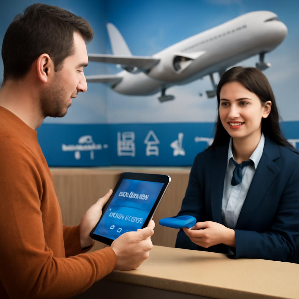 balcao de milhas compatível com tablet