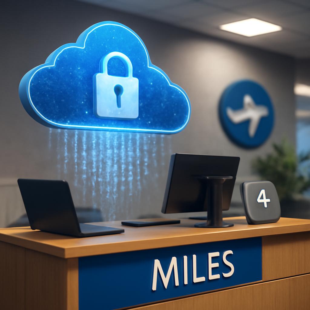 balcao de milhas nuvem criptografada