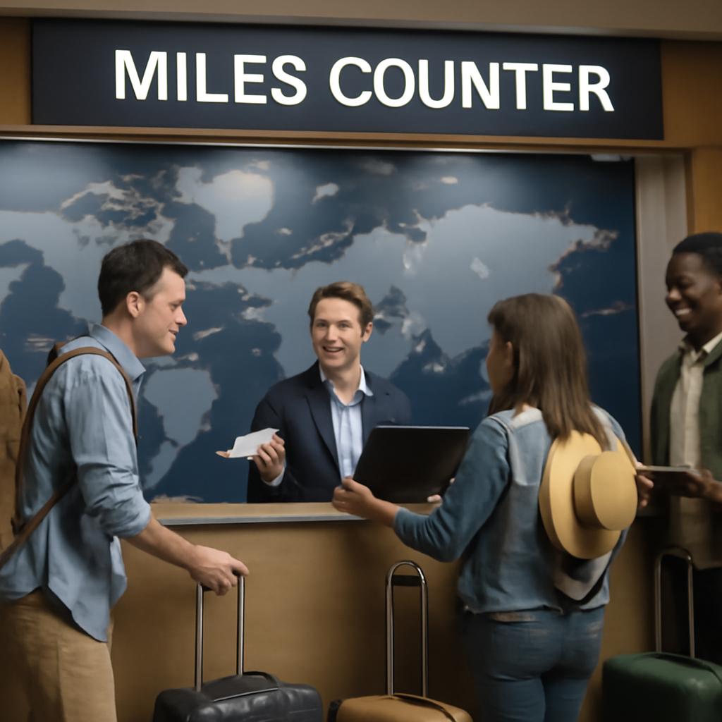 balcao de milhas para viajantes