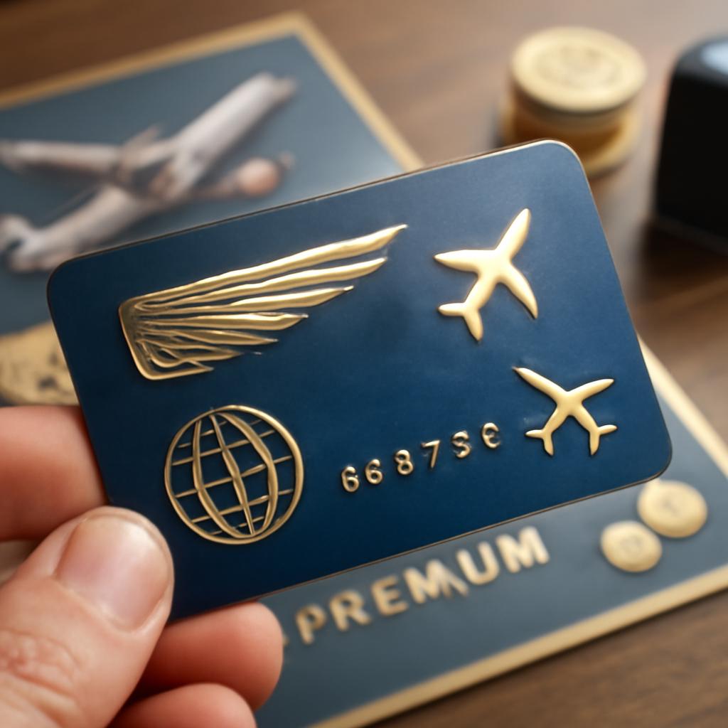 cartão com programa de pontos para clientes premium