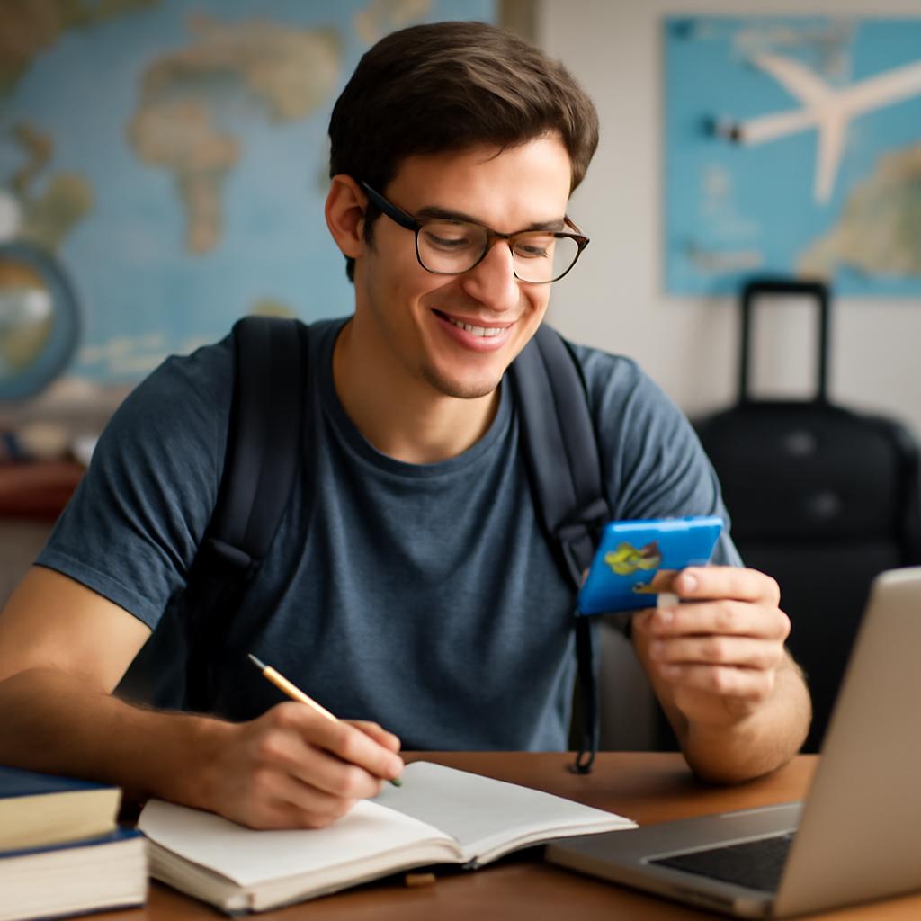 cartão crédito para estudantes ganhar pontos