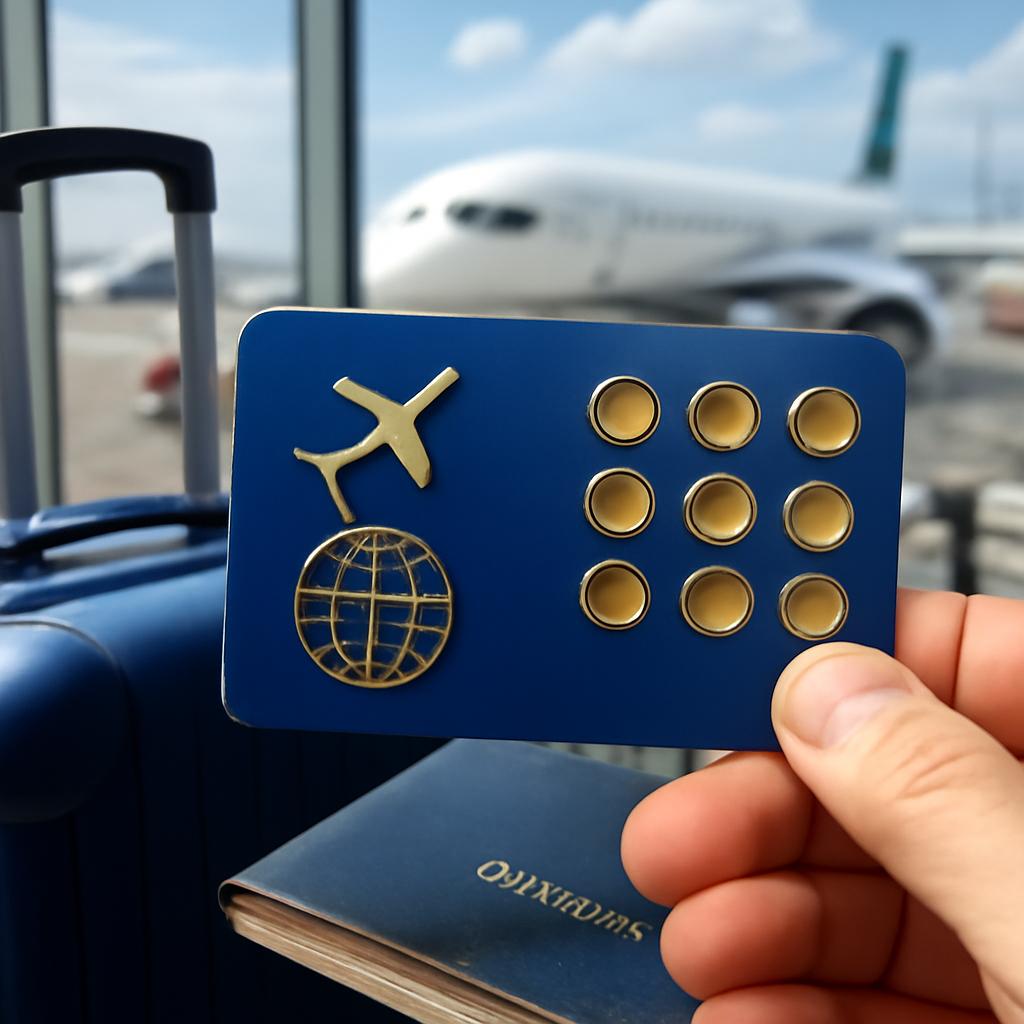 cartão de pontos para viajantes