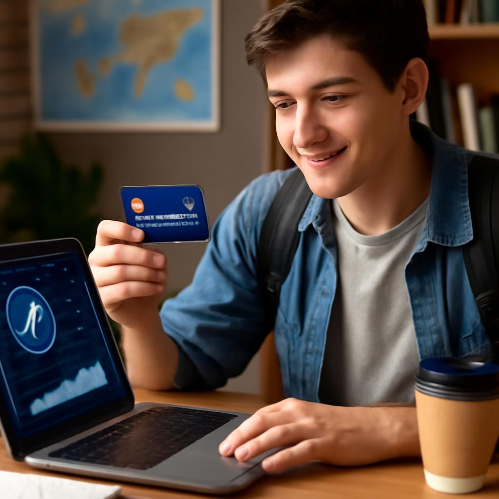 cartão digital para estudantes acumular pontos