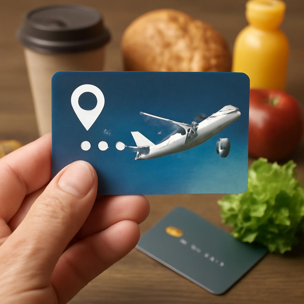 cartão para acúmulo de pontos em compras do dia a dia