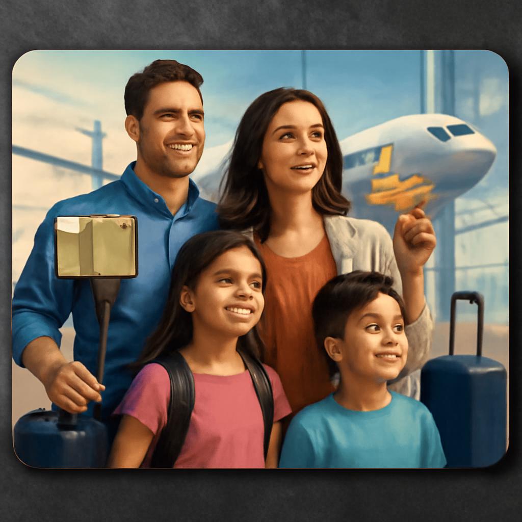 cartão para pontos família internacional