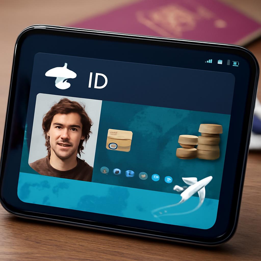 cartão universitário digital com pontos para viagens
