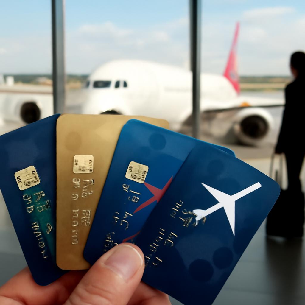 cartões para companhia aérea