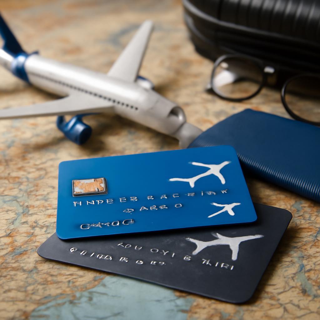 cartões para viagens aéreas