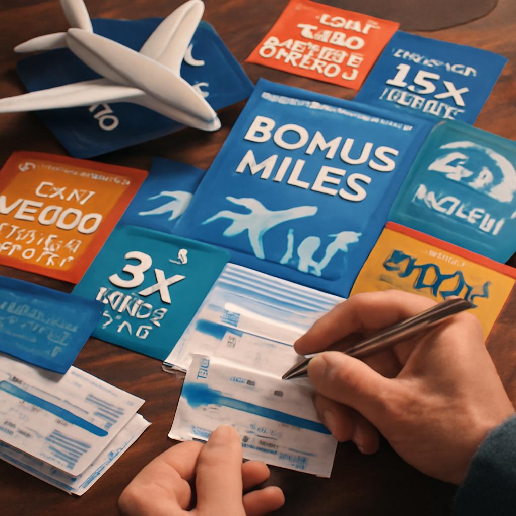 combinar promoções de pontos