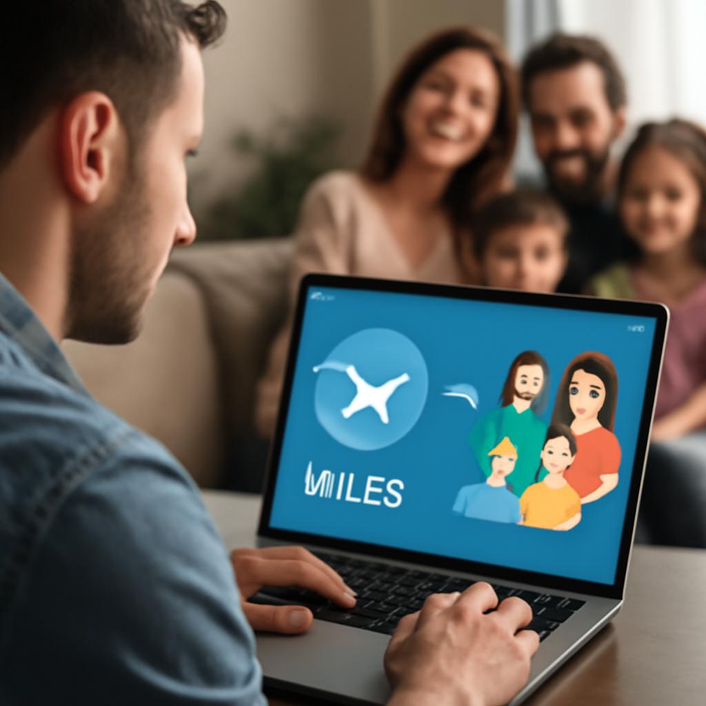 como transferir milhas para família