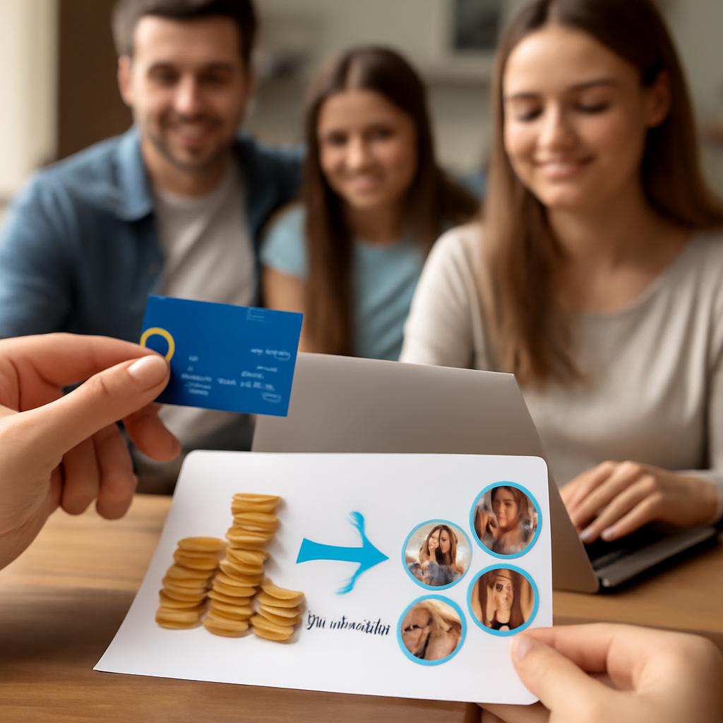 como transferir pontos do cartão para família