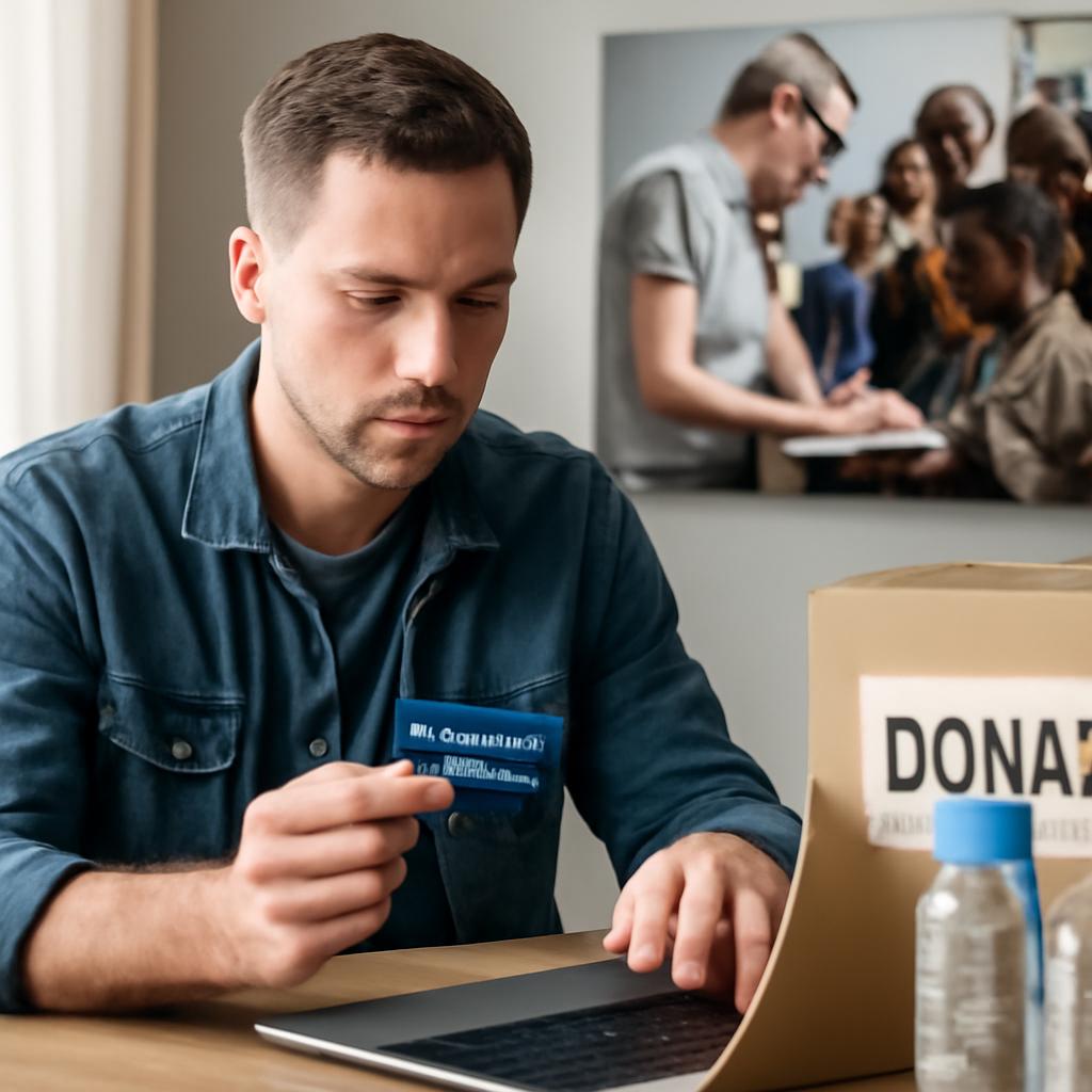 como transferir pontos para ajuda humanitária