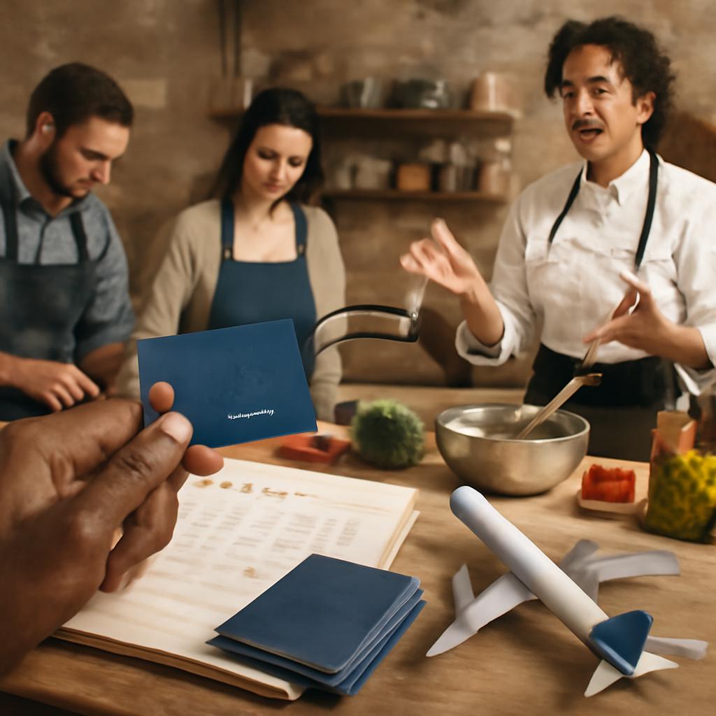 como transferir pontos para aulas de culinária