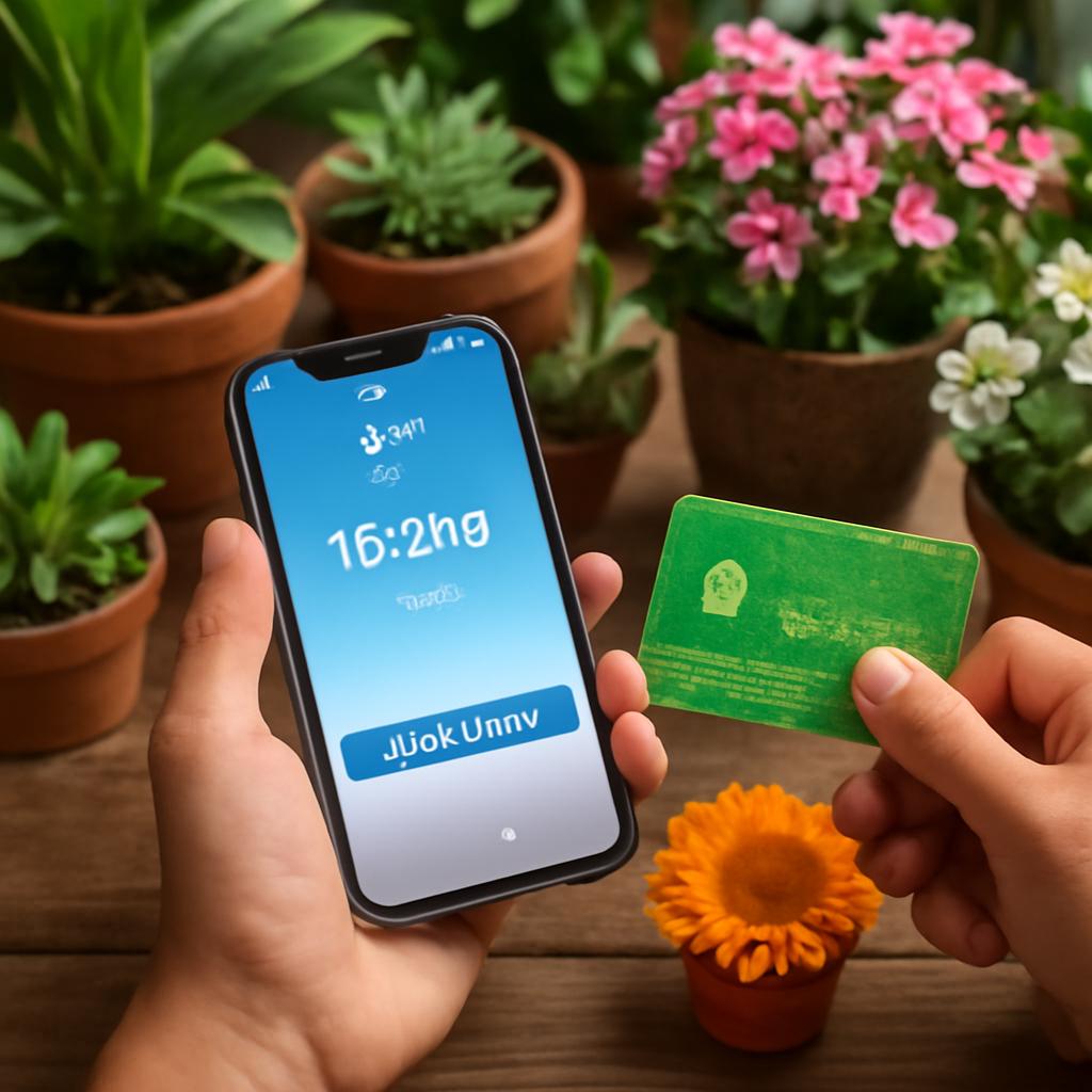 como transferir pontos para compra de plantas e flores