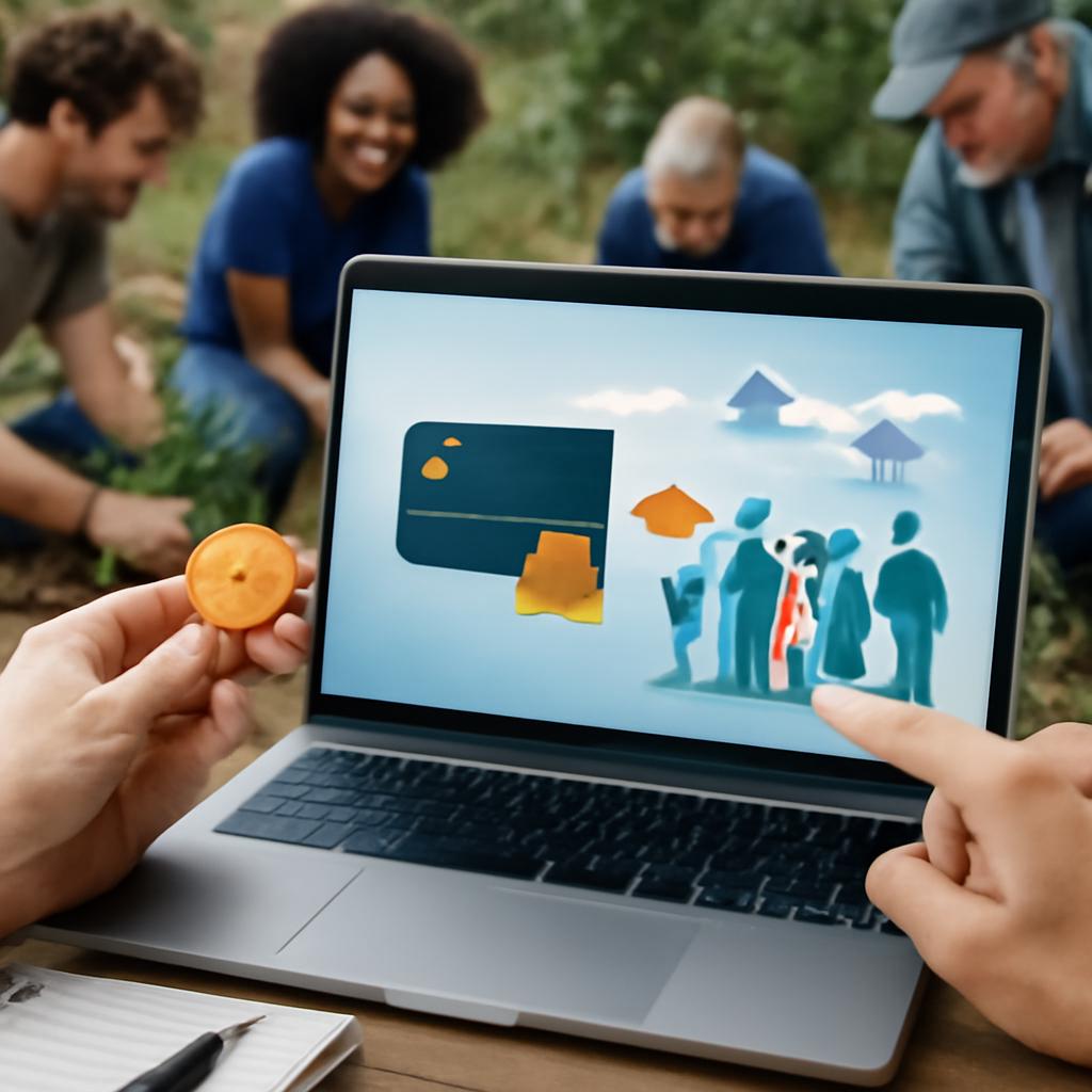 como transferir pontos para grupos de trabalho voluntário