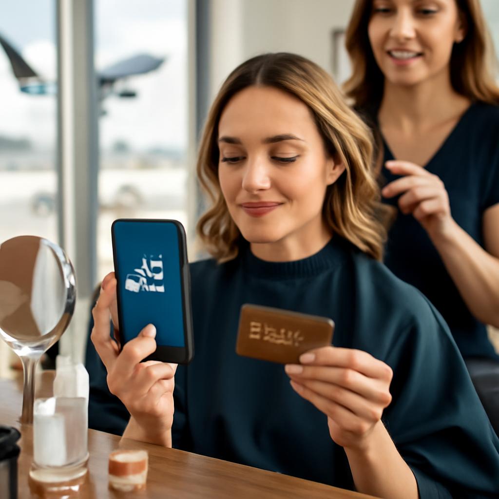 como transferir pontos para serviços de beleza