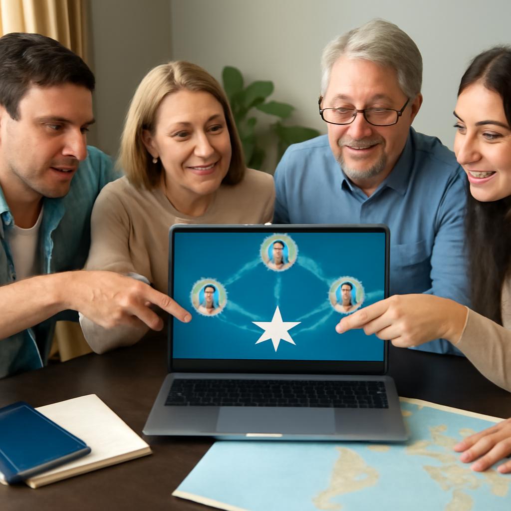 como unir pontos de familiares para resgate conjunto