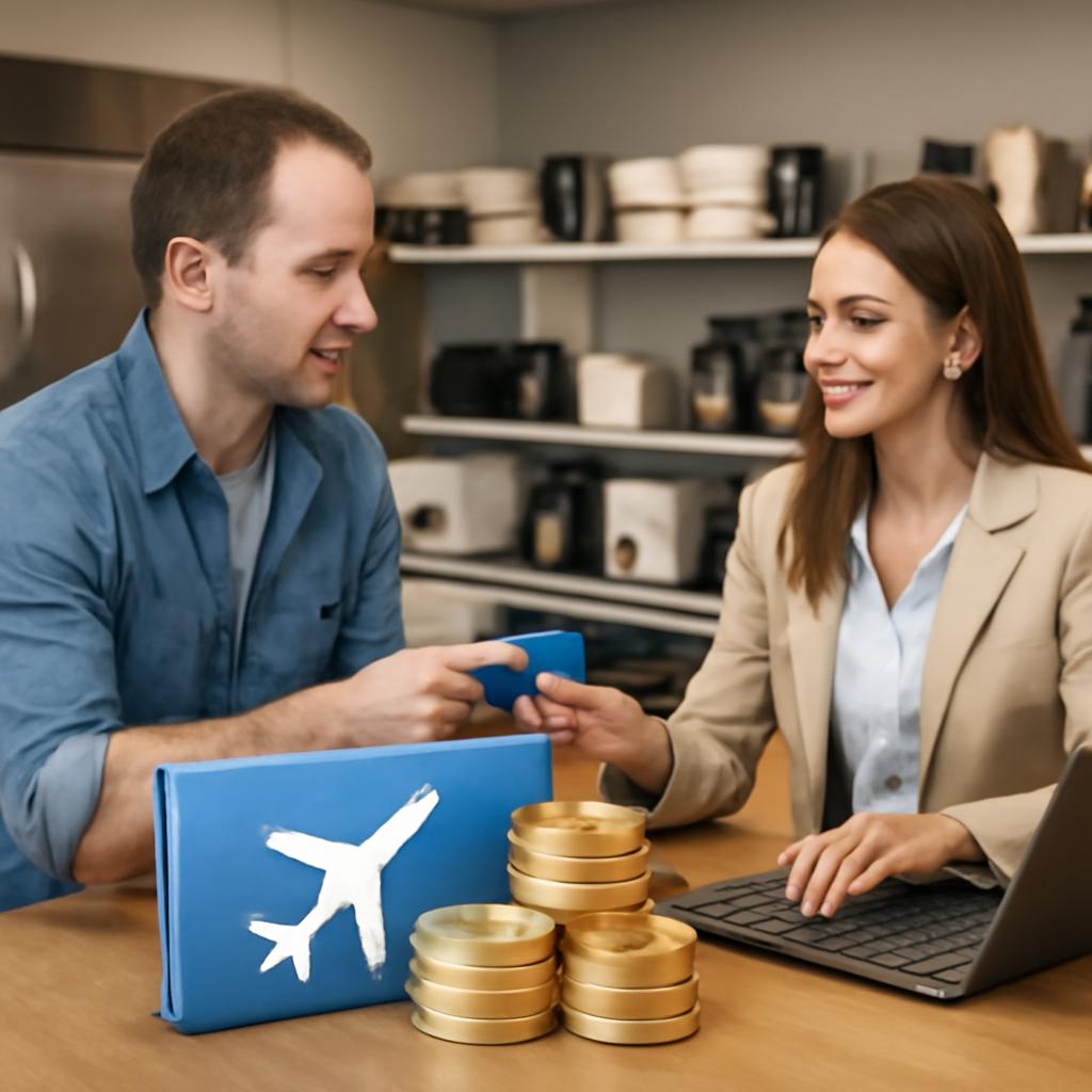 como vender pontos para compra de utilidades domésticas