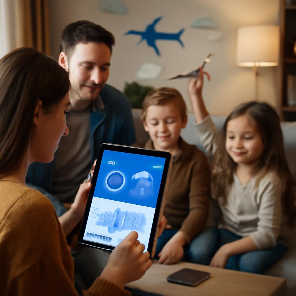 controle de pontos integrado para famílias