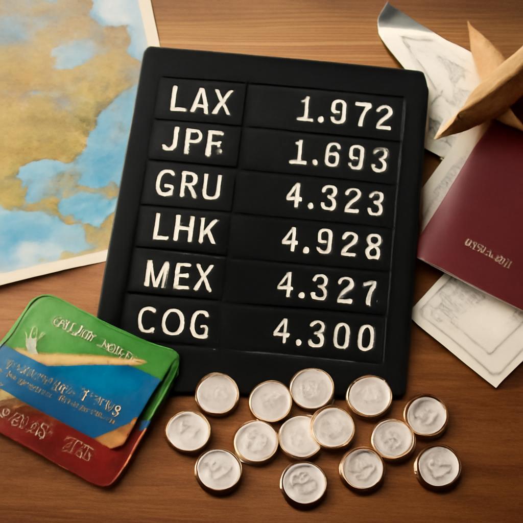 cotação para pontos de cartões regionais