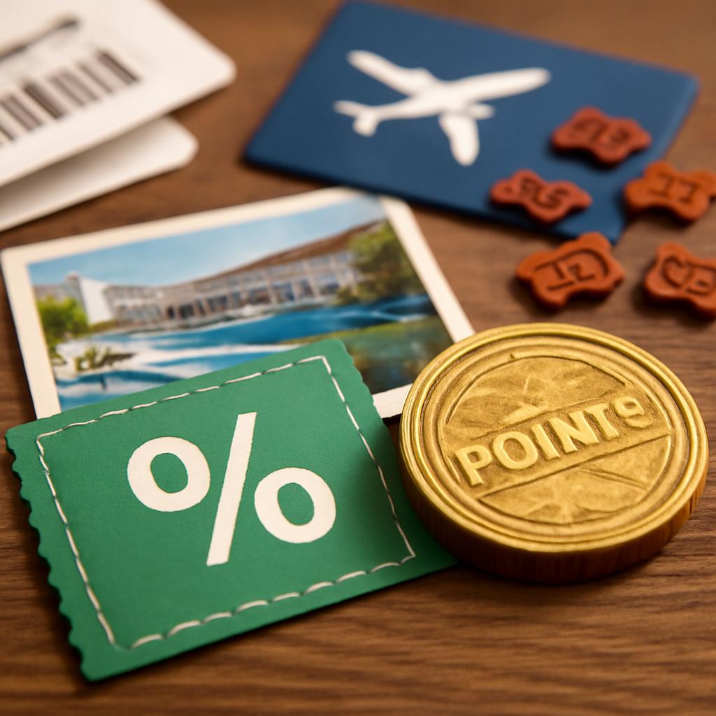 cupom desconto pontos para reservas de hotéis