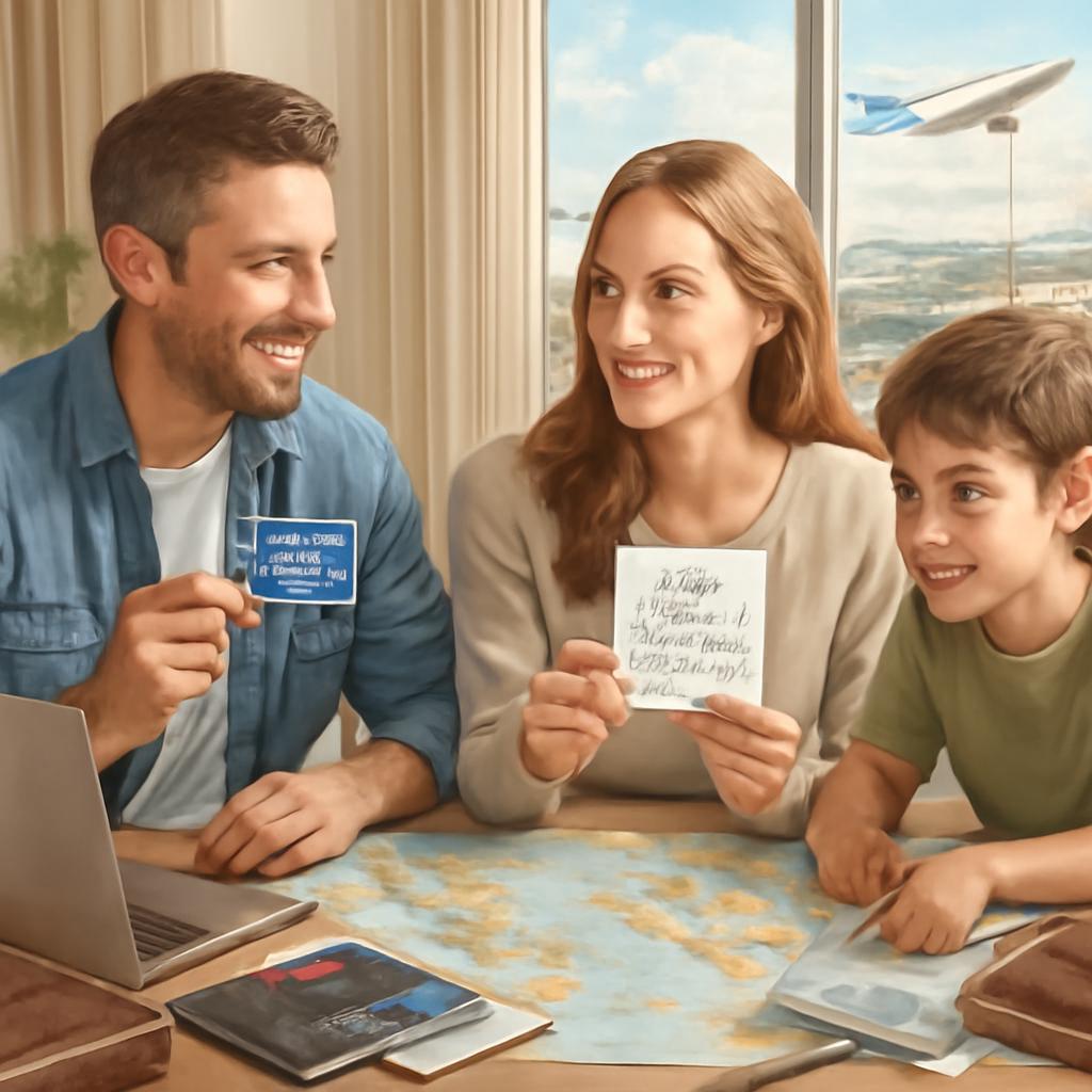 dicas para usar pontos em viagens de família