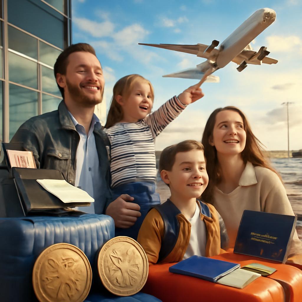 milhas aéreas para famílias
