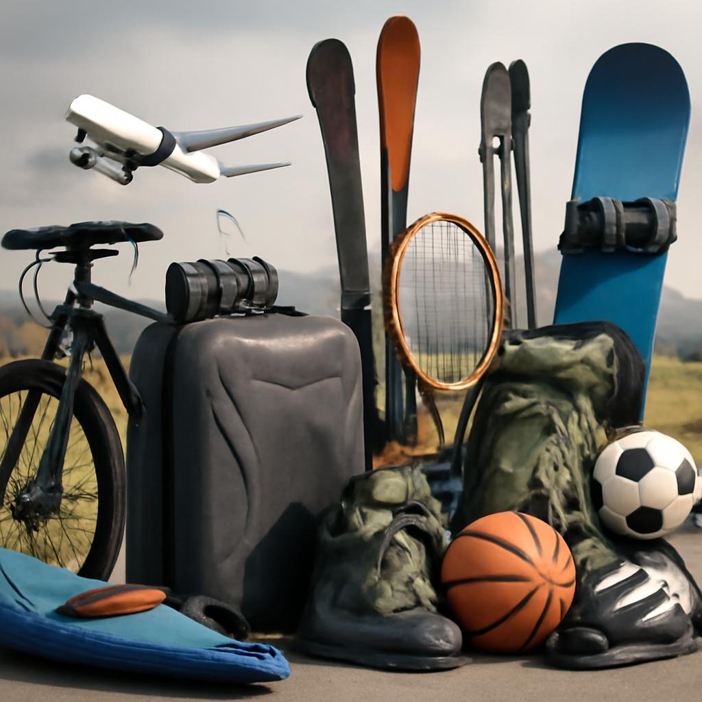 milhas para aluguel de equipamentos esportivos