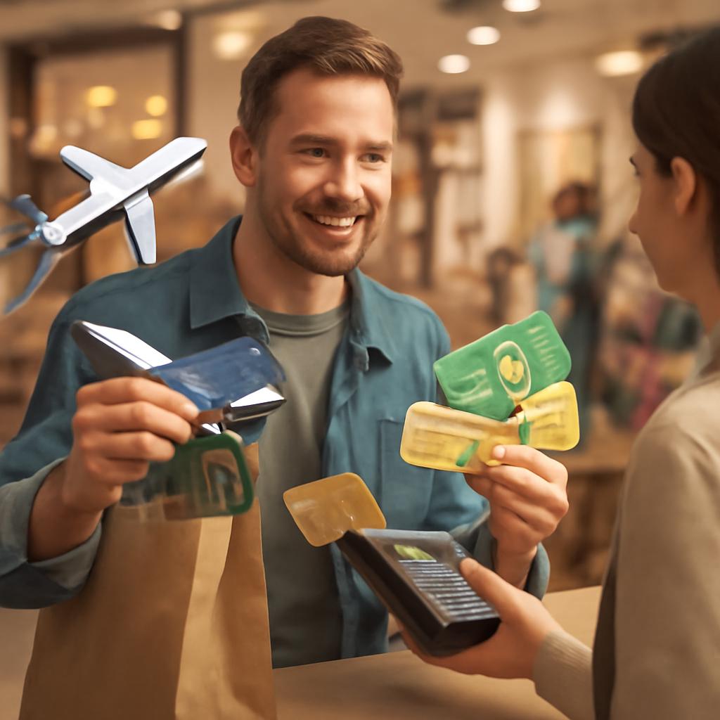 milhas para cashback em compras em loja