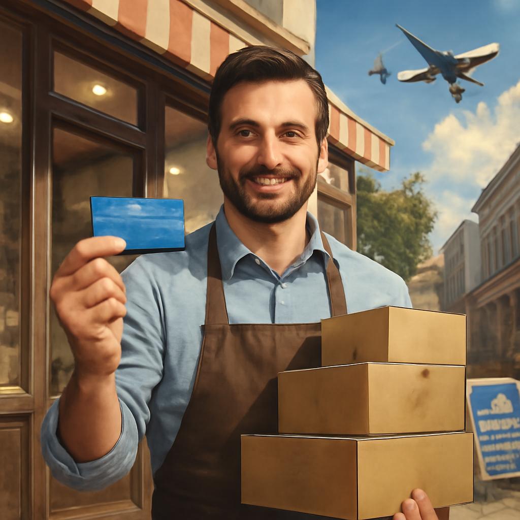 milhas para comerciantes