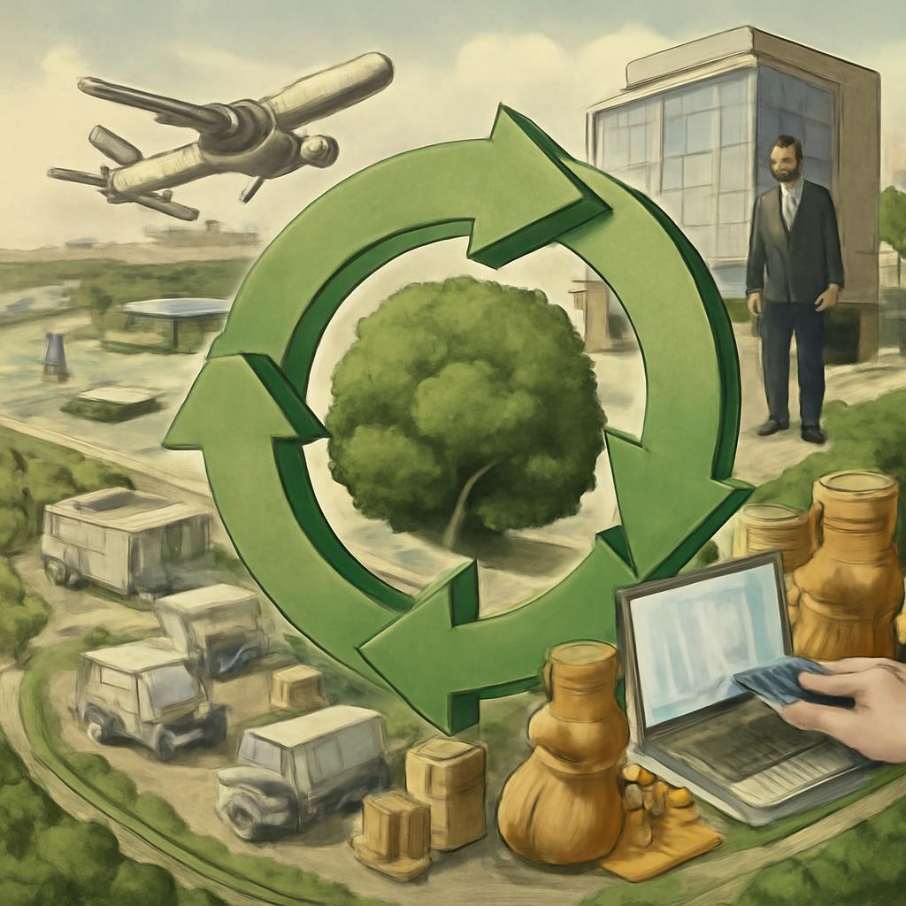 milhas para economia circular empresarial