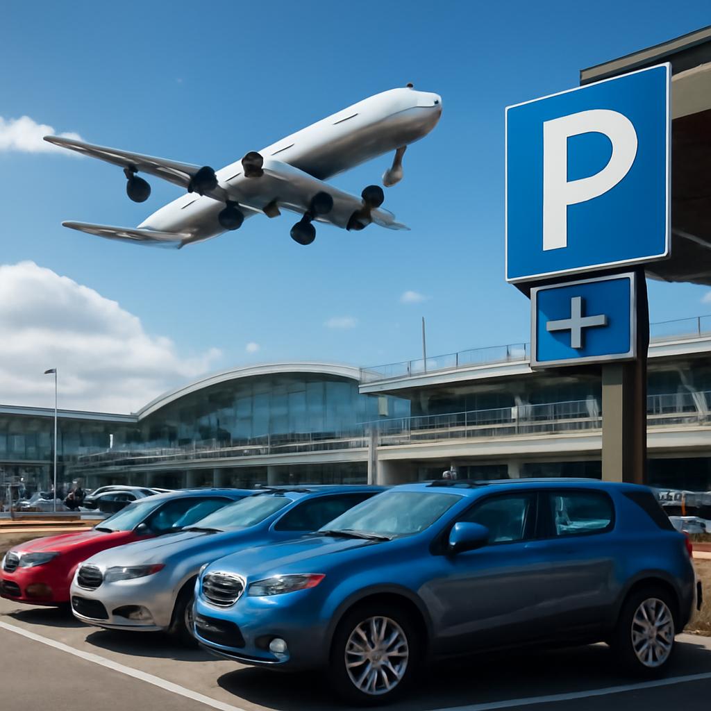 milhas para estacionamento de aeroporto