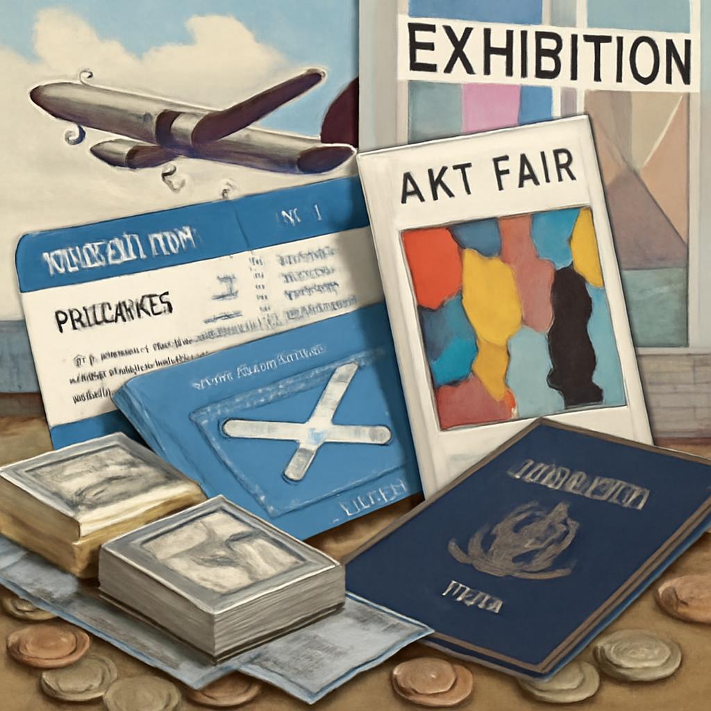 milhas para eventos de arte contemporânea
