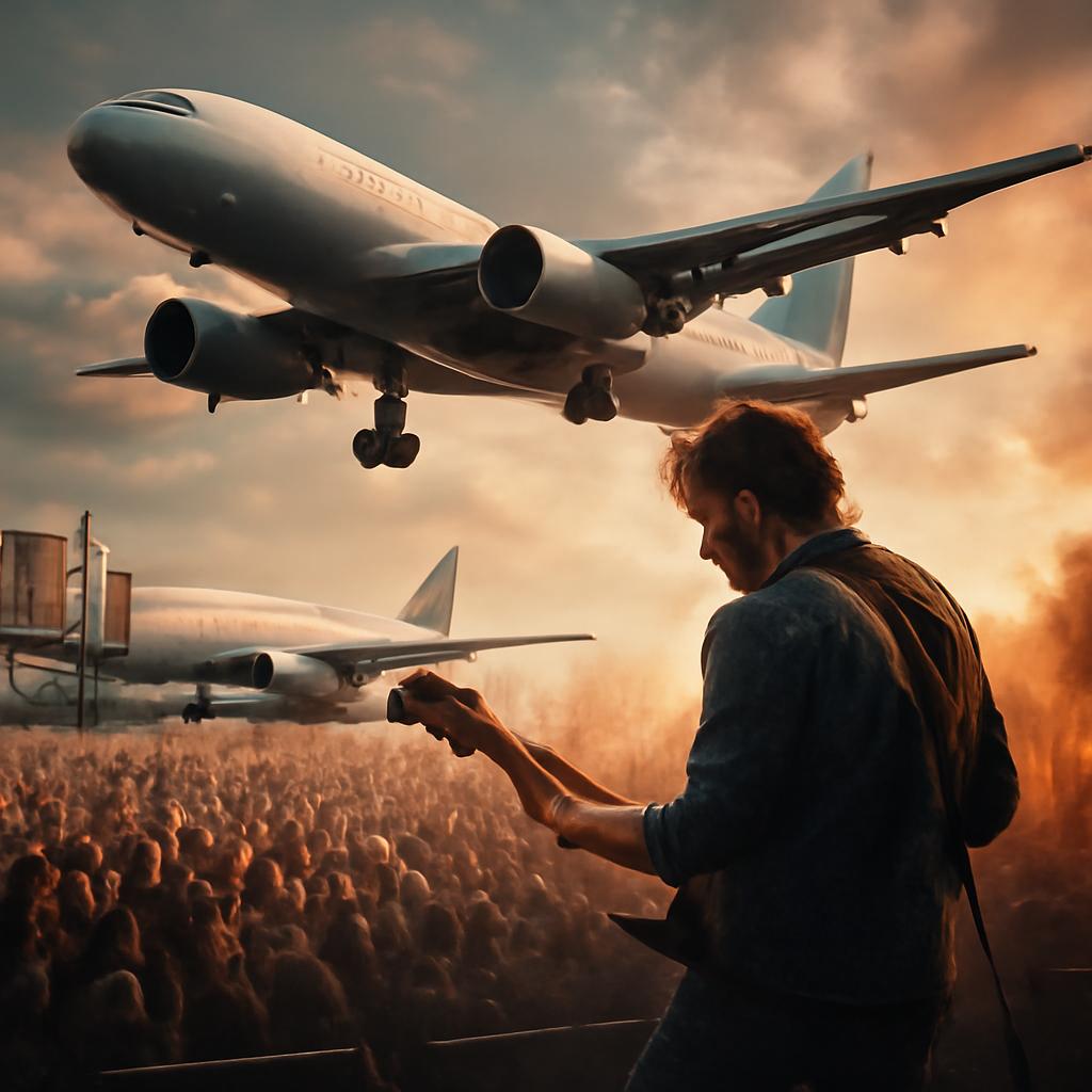 milhas para eventos de música ao vivo