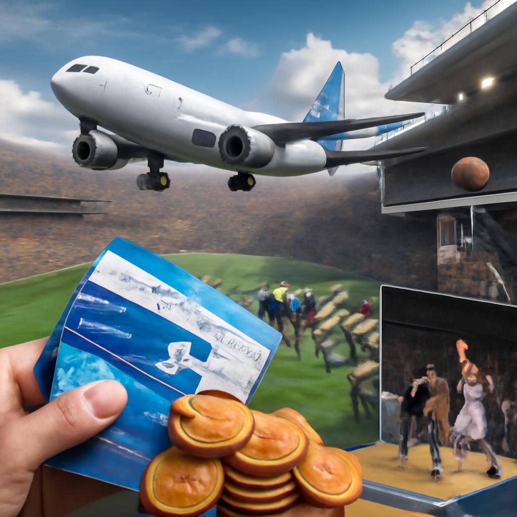 milhas para eventos esportivos profissionais