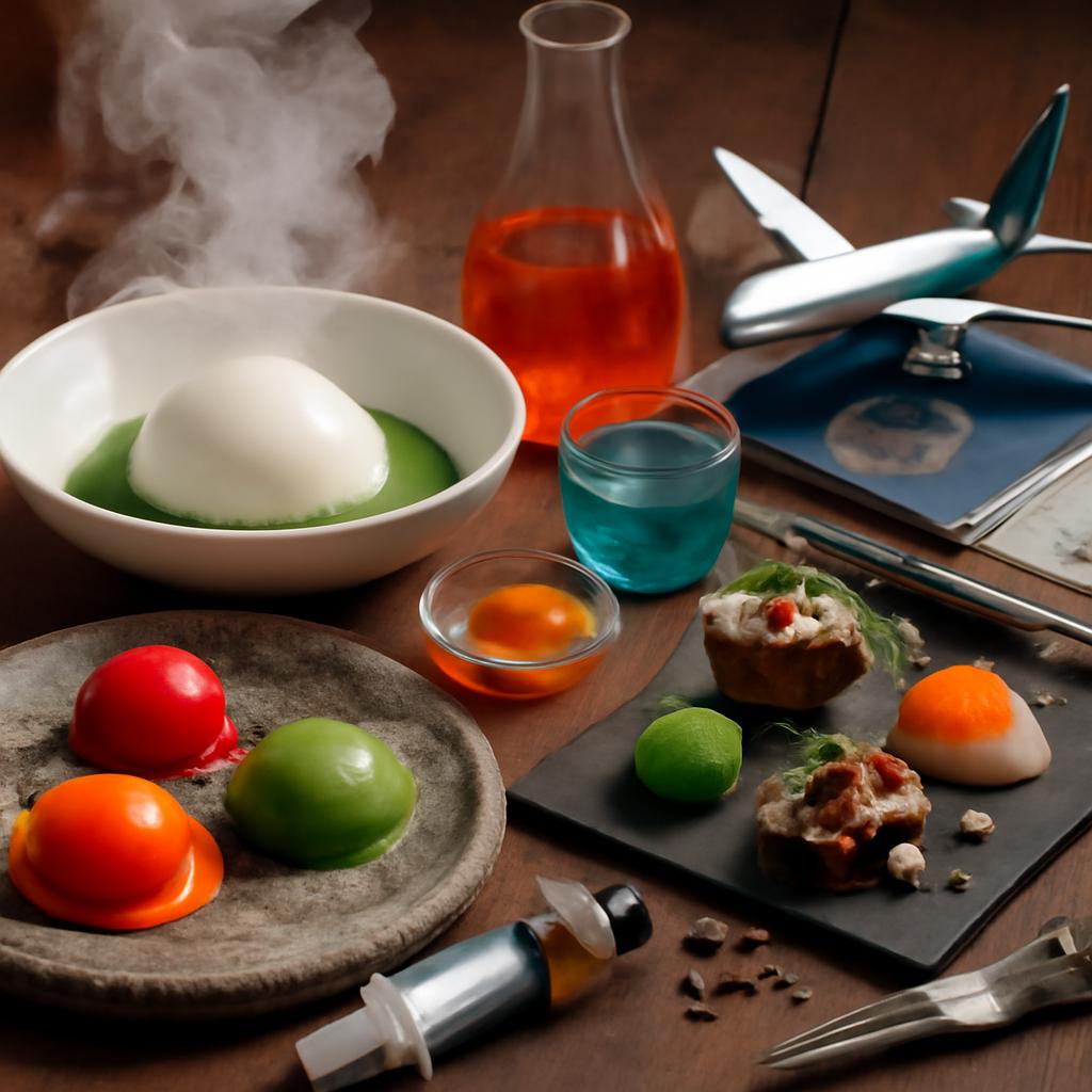 milhas para experiência em gastronomia molecular