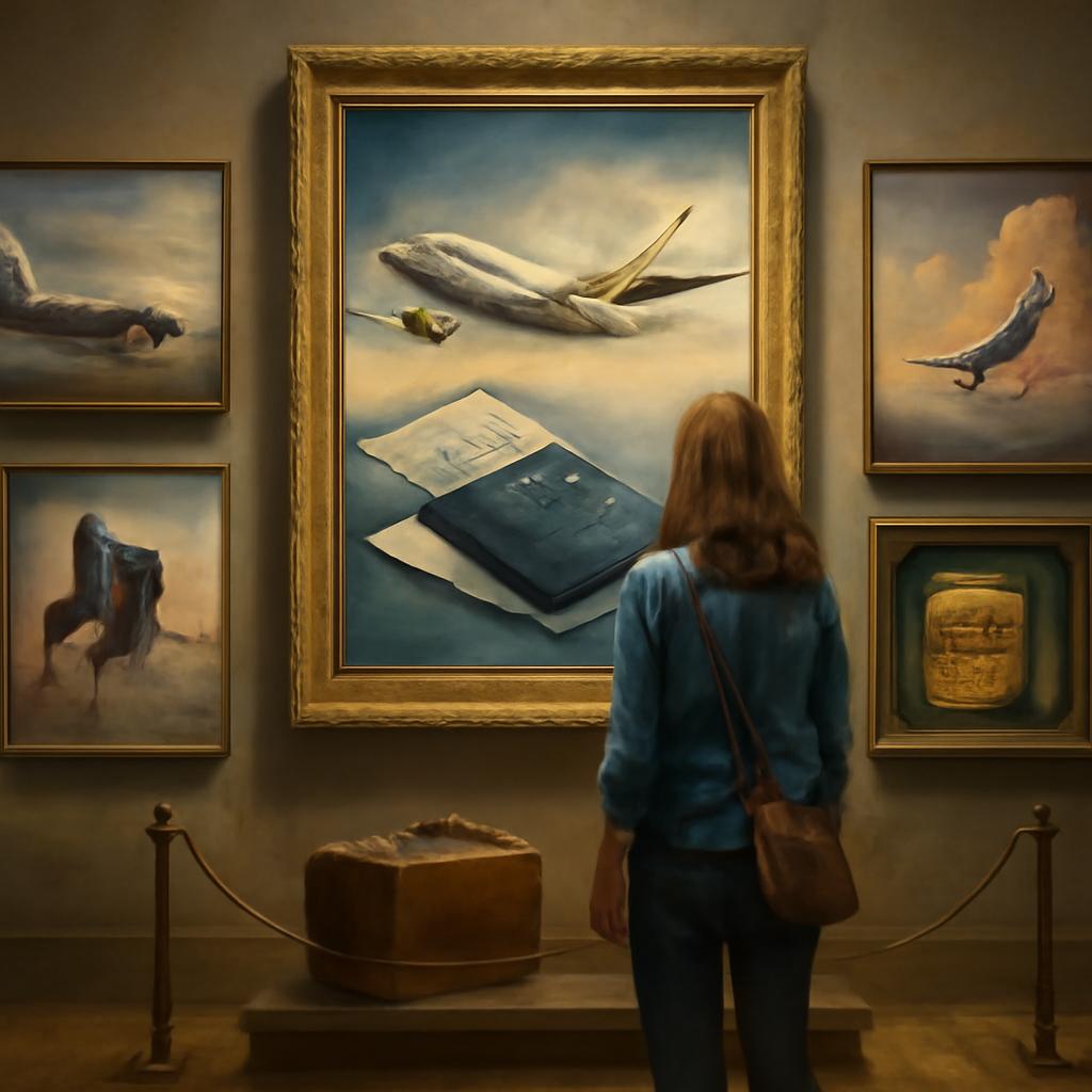 milhas para exposição de arte