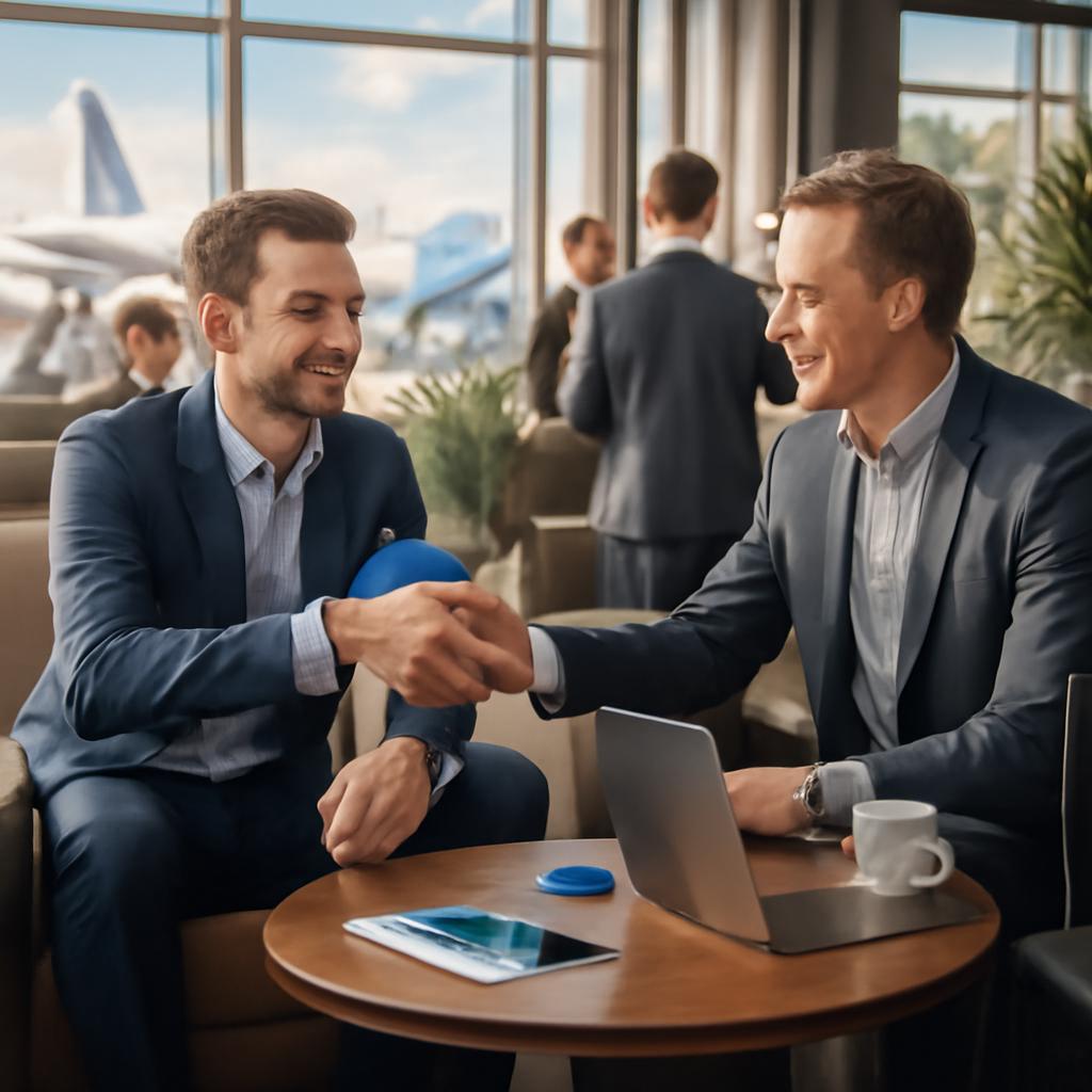 milhas para facilitar networking