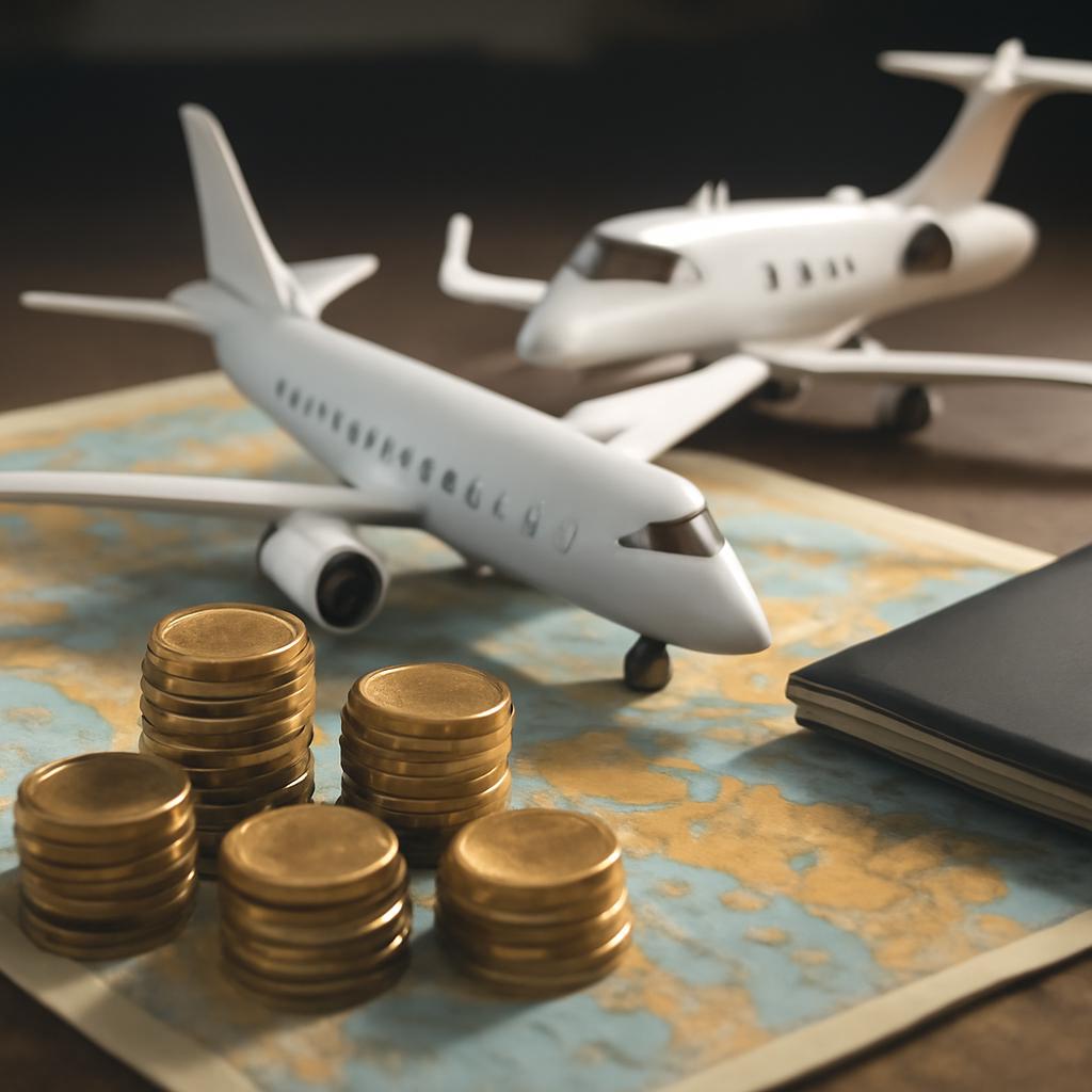 milhas para fretamento de aviões