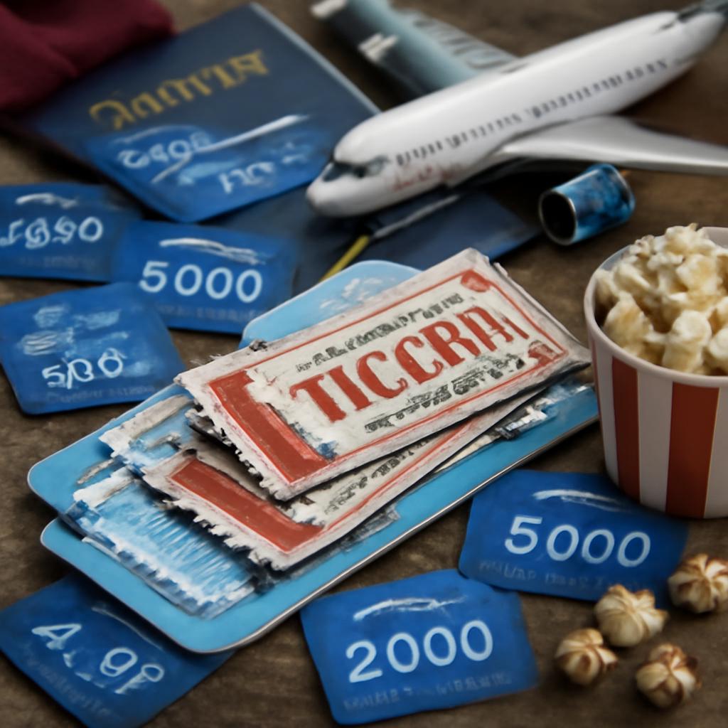 milhas para ingressos de cinema