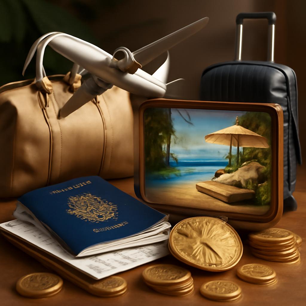 milhas para pacotes de viagens de luxo
