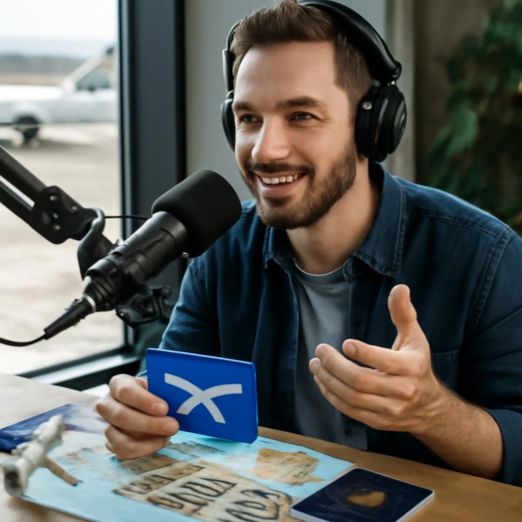 milhas para podcasters