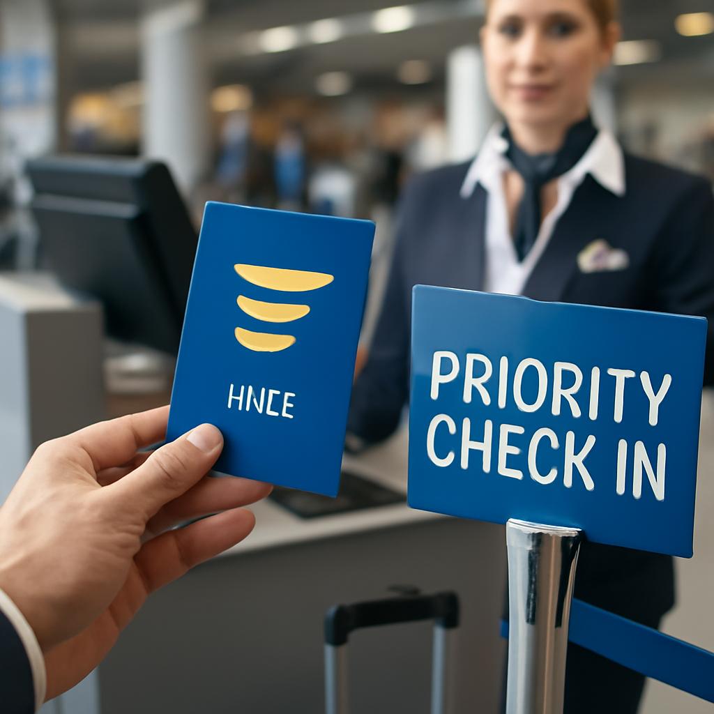 milhas para prioridade de check-in