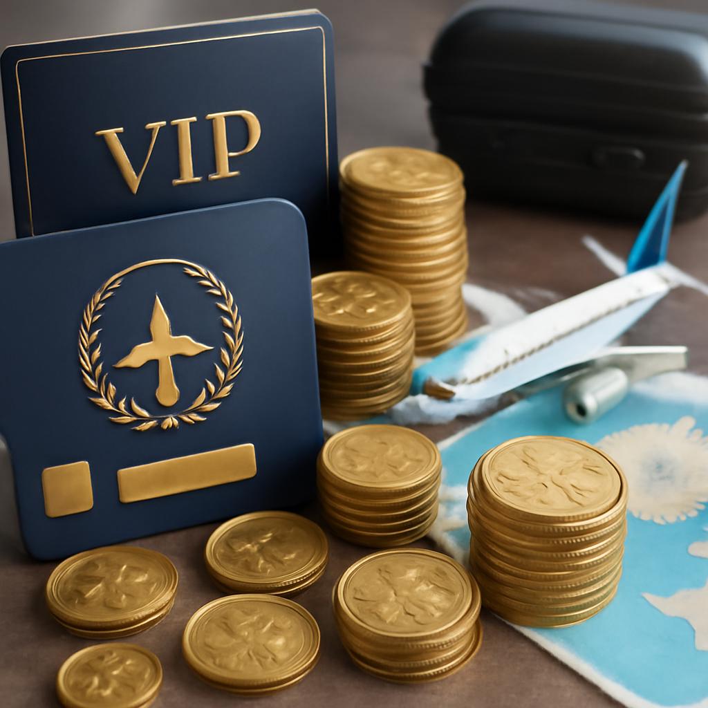 milhas para programa de fidelidade VIP