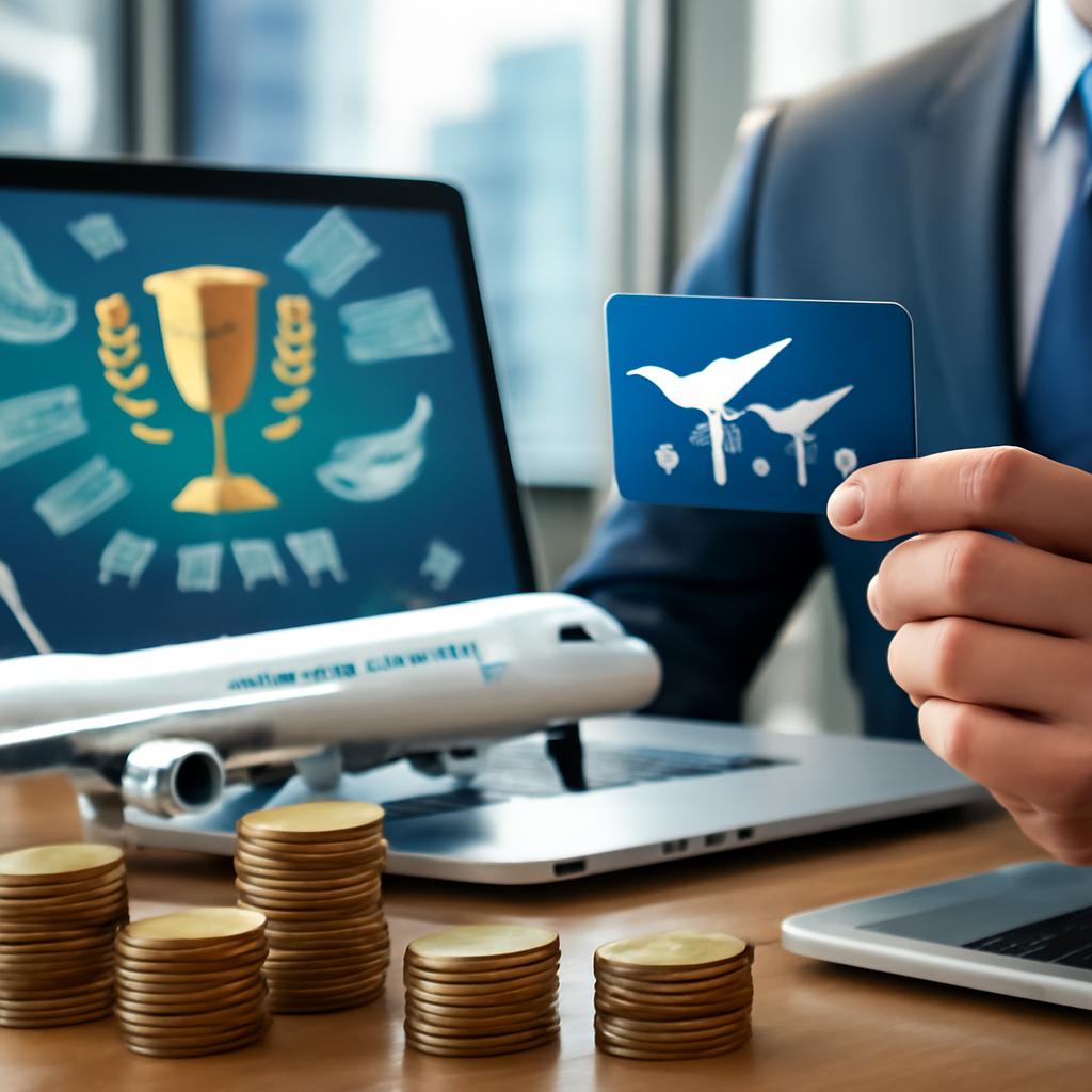 milhas para programa de pontos para clientes corporativos prioritários