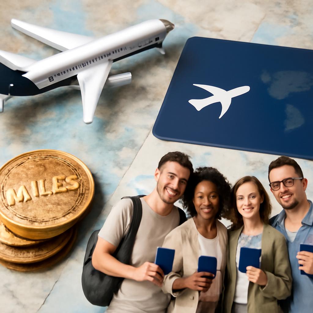 milhas para programas de pontos para viagens em grupo