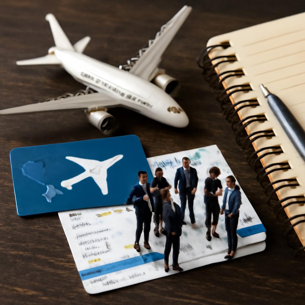 milhas para programas de viagens em grupo de negócios