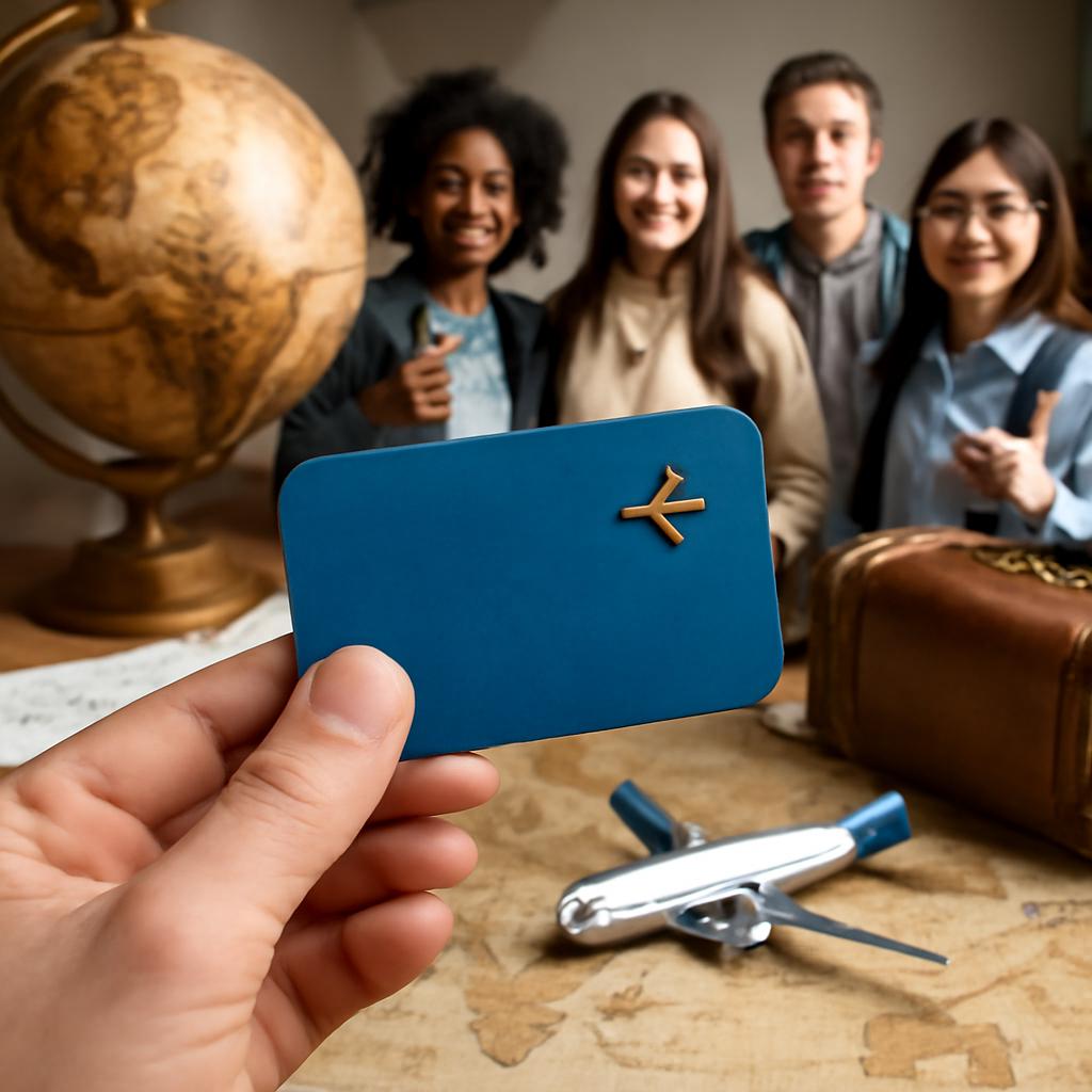 milhas para programas de viagens em grupo educacional